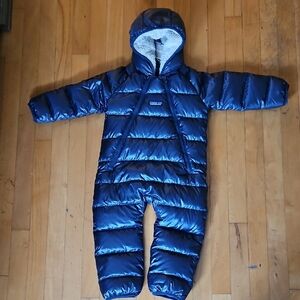 Patagonia Navy Infant Snowsuit